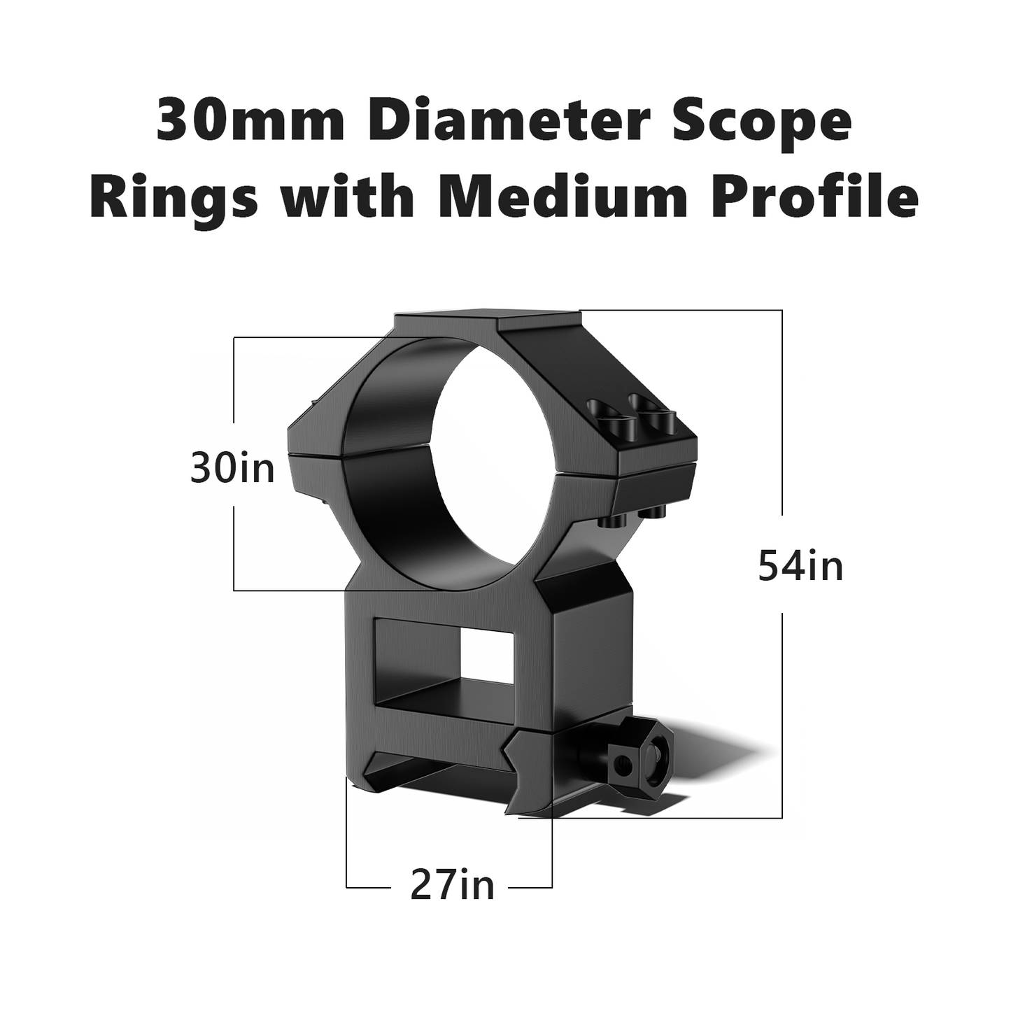 Anatkh 30mm Cantilever Scope Mount