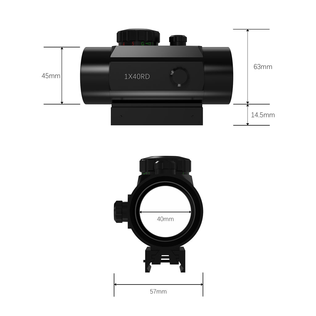 Anatkh 1×40 Red Dot Sight