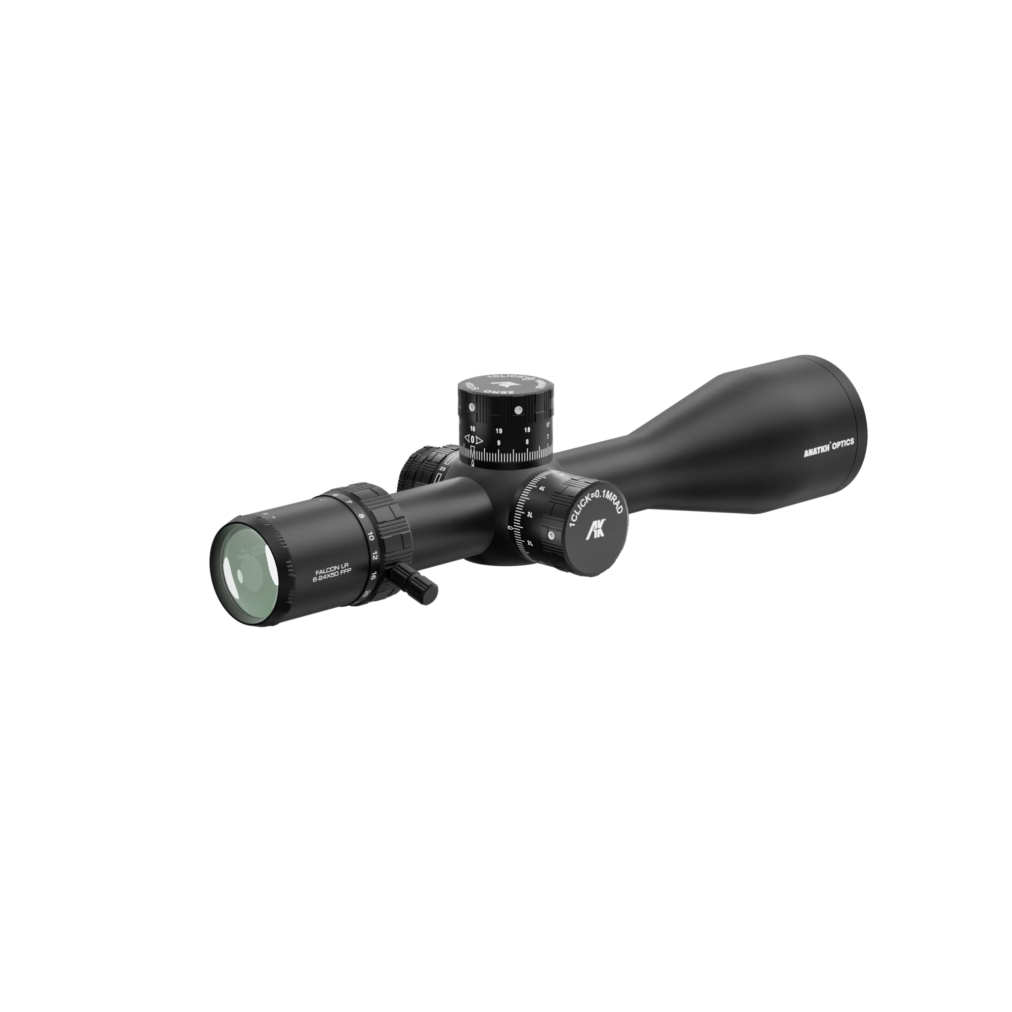 FALCON LR 6-24X56 FFP MRAD Zero Stop HPVO