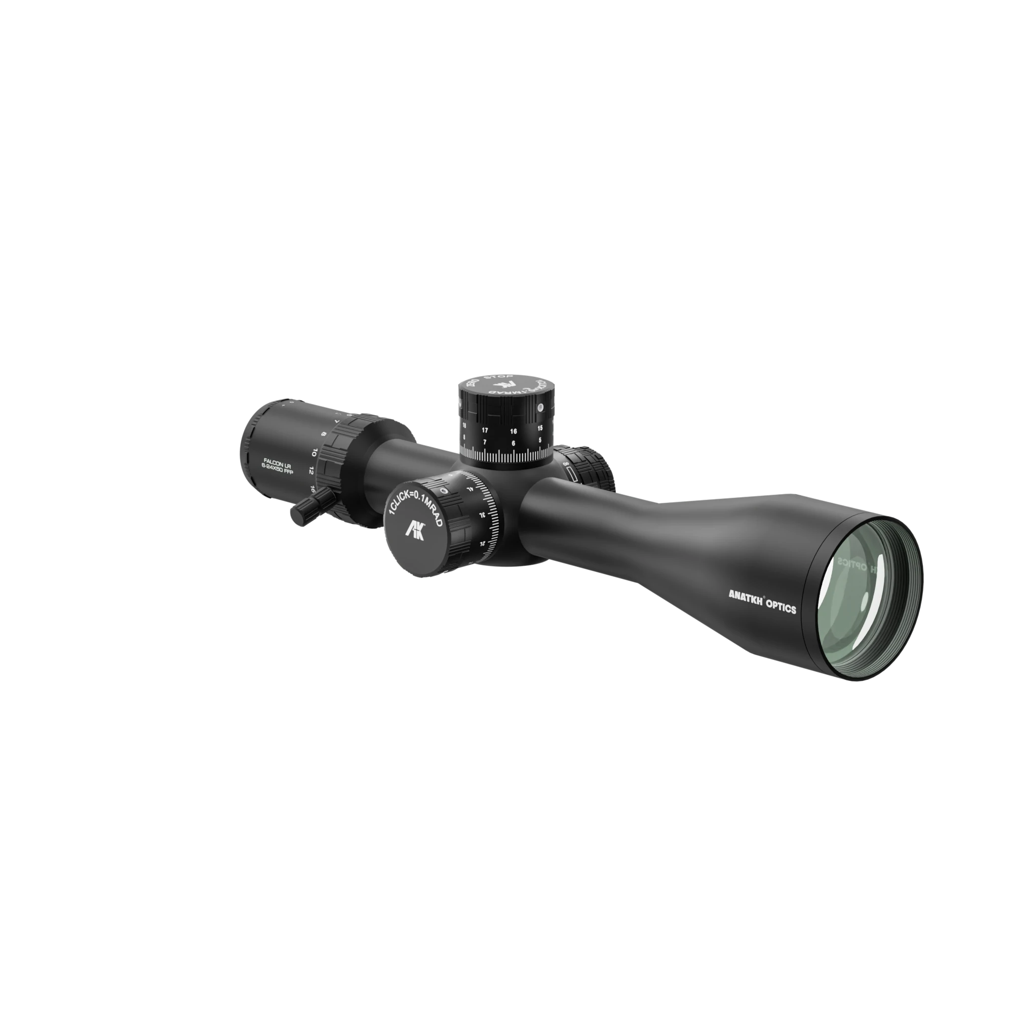 FALCON LR 6-24X56 FFP MRAD Zero Stop HPVO