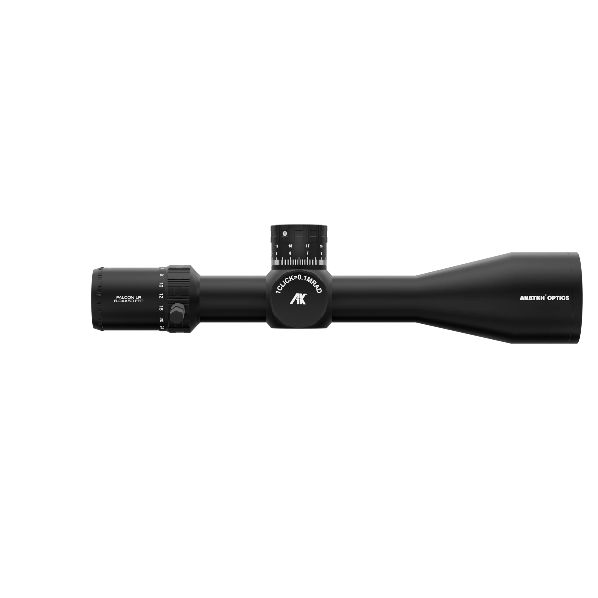 FALCON LR 6-24X56 FFP MRAD Zero Stop HPVO